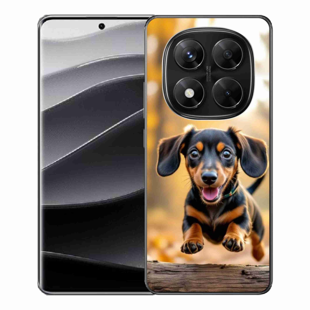 Gelový kryt mmCase na Xiaomi Redmi Note 14 Pro 5G/Poco X7 5G - jezevčík 2