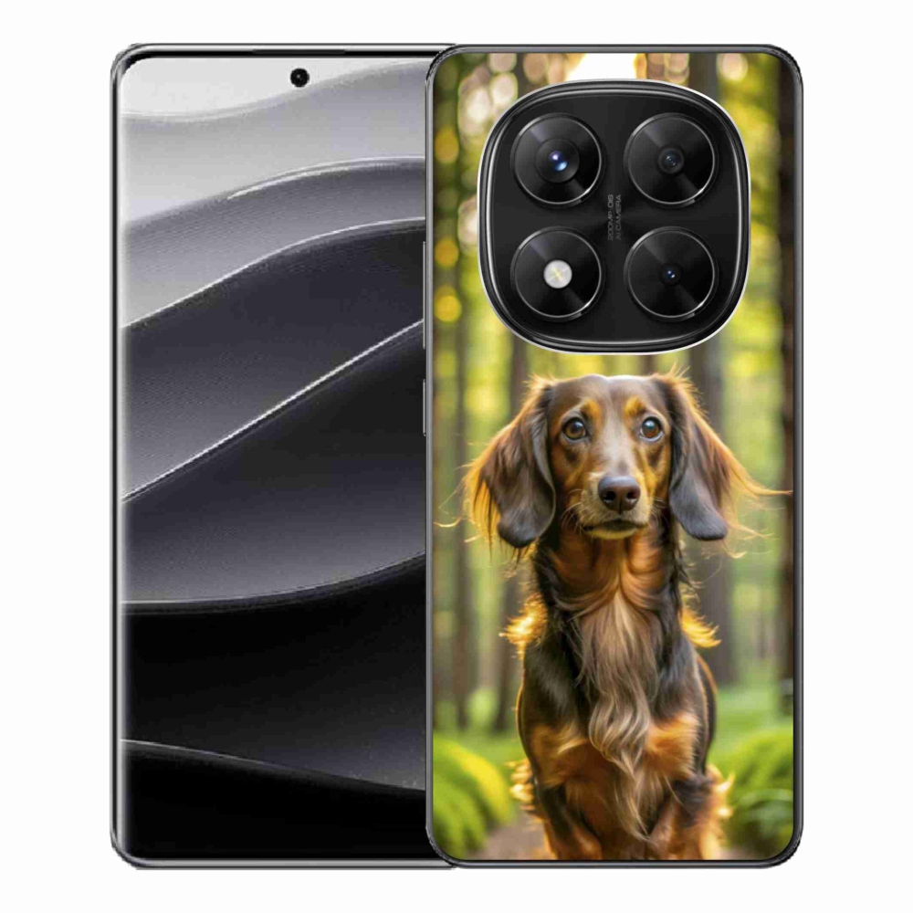 Gelový kryt mmCase na Xiaomi Redmi Note 14 Pro 5G/Poco X7 5G - jezevčík 4