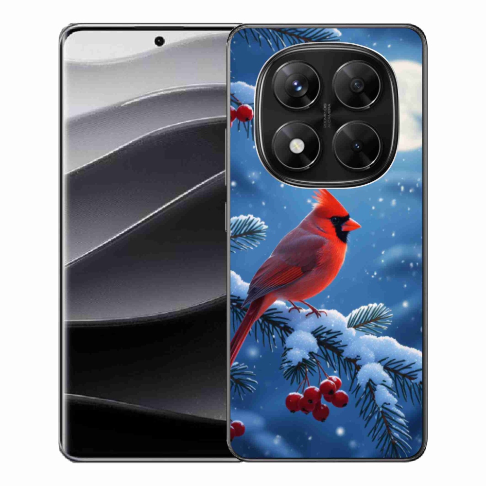 Gelový kryt mmCase na Xiaomi Redmi Note 14 Pro 5G/Poco X7 5G - kardinál červený