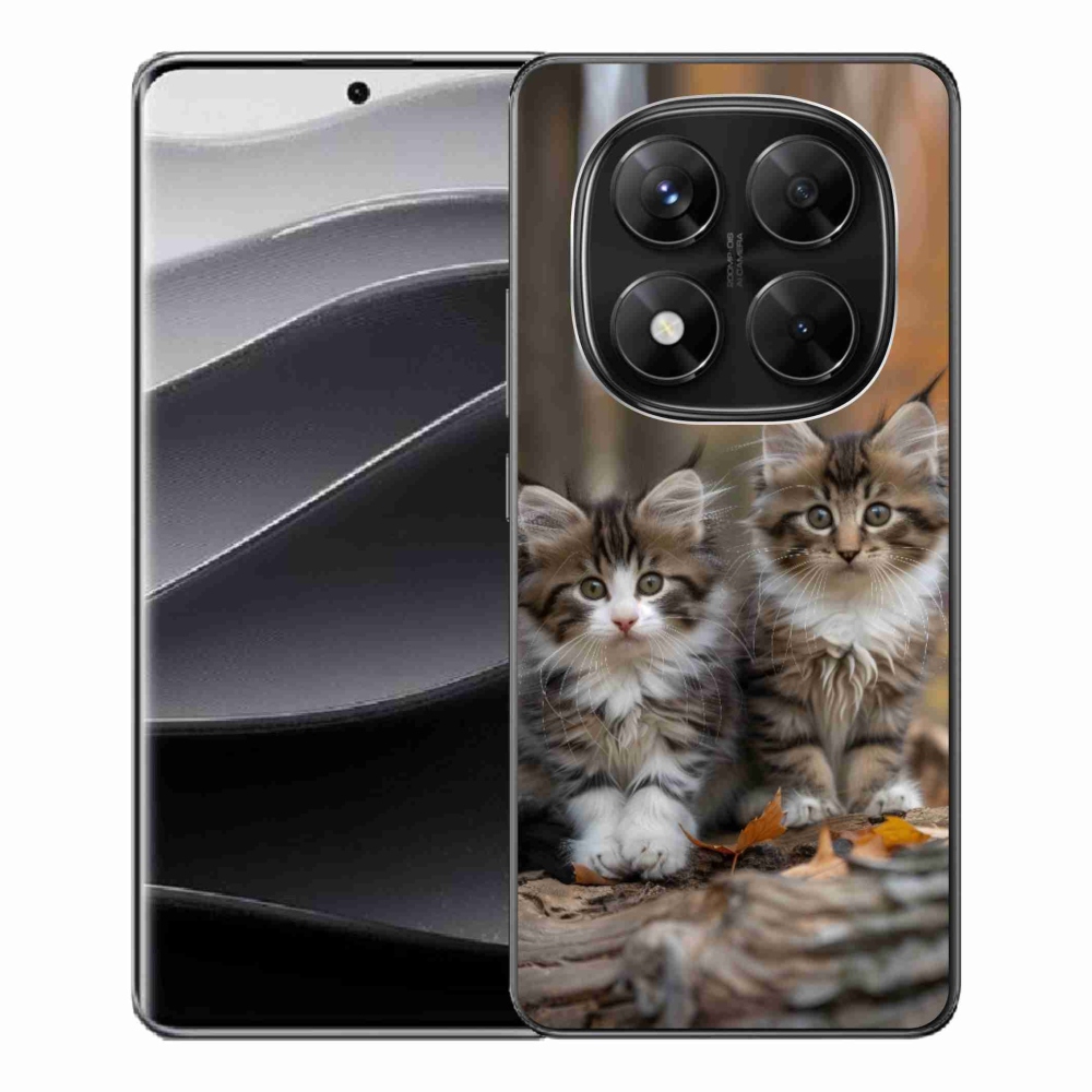 Gelový kryt mmCase na Xiaomi Redmi Note 14 Pro 5G/Poco X7 5G - kočičí duo 3