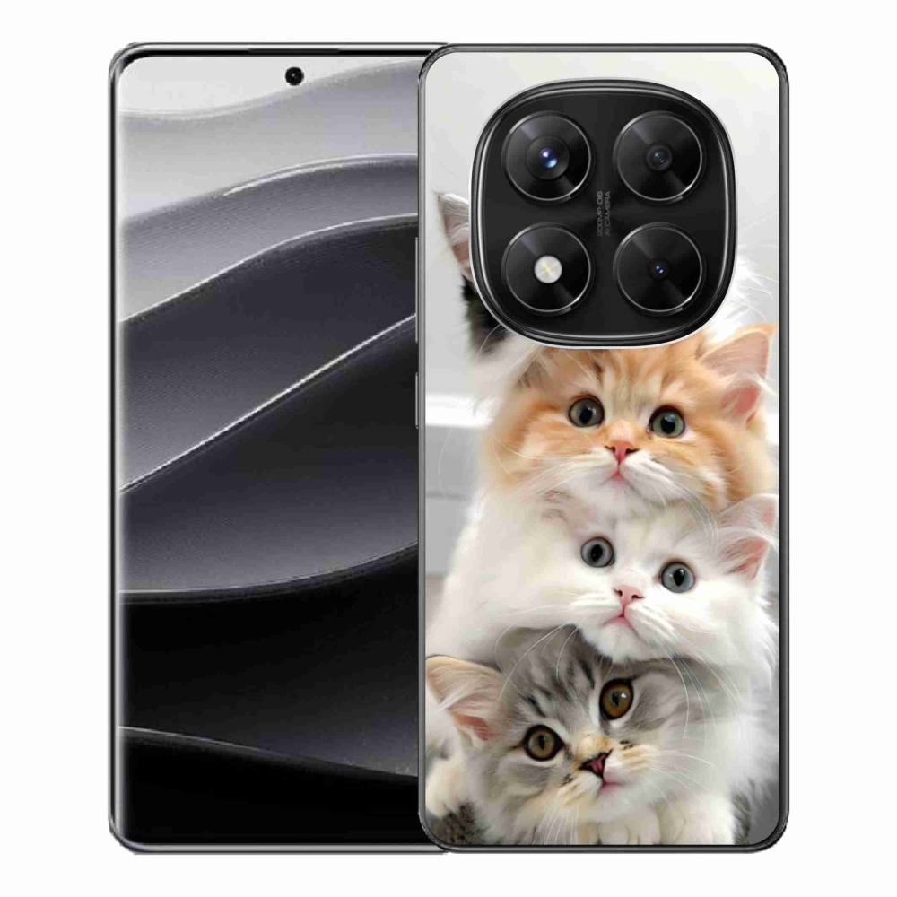 Gelový kryt mmCase na Xiaomi Redmi Note 14 Pro 5G/Poco X7 5G - kočičí parta