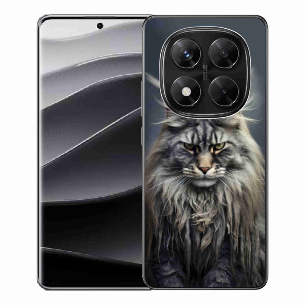 Gelový kryt mmCase na Xiaomi Redmi Note 14 Pro 5G/Poco X7 5G - kočíčí pohled 4