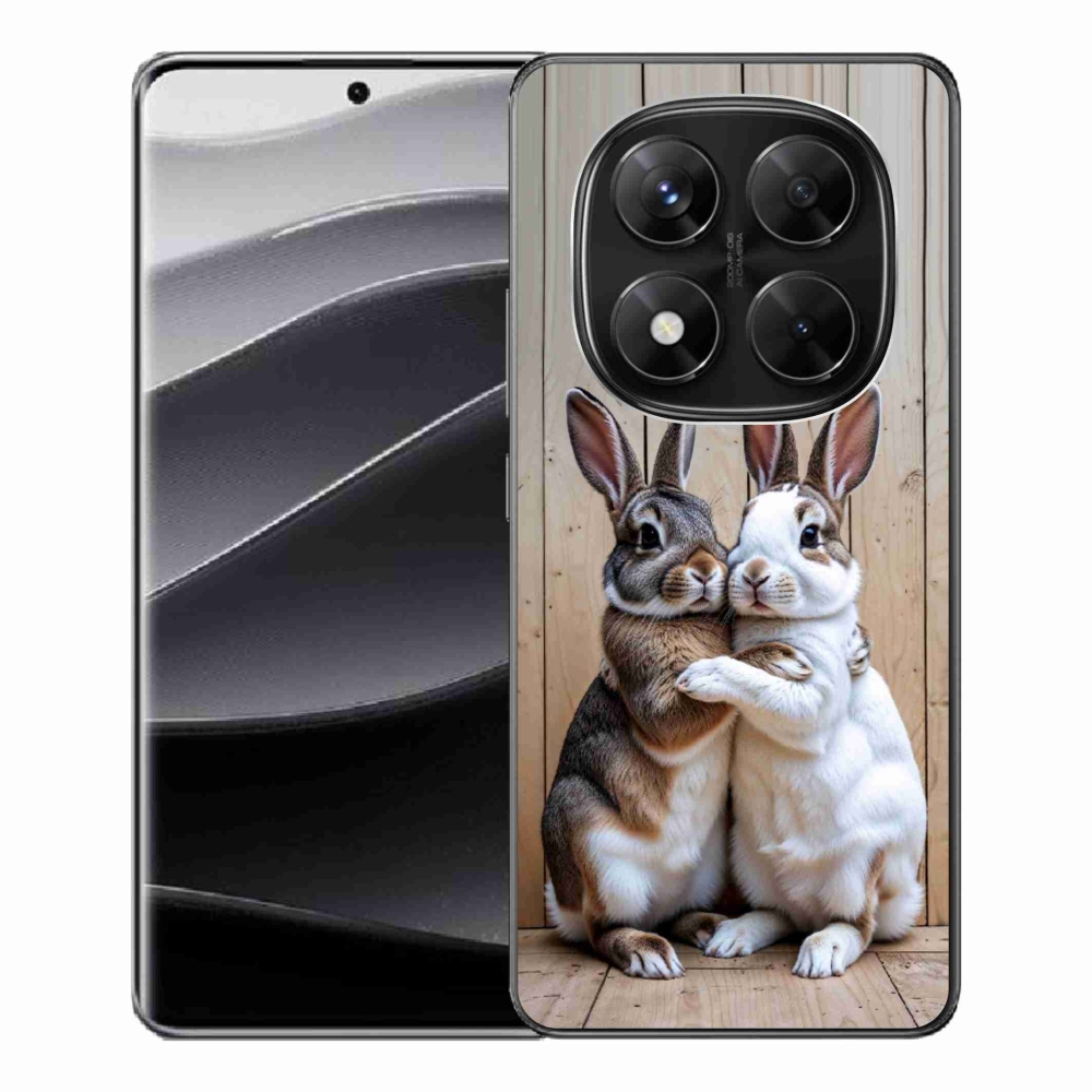 Gelový kryt mmCase na Xiaomi Redmi Note 14 Pro 5G/Poco X7 5G - králičí pár