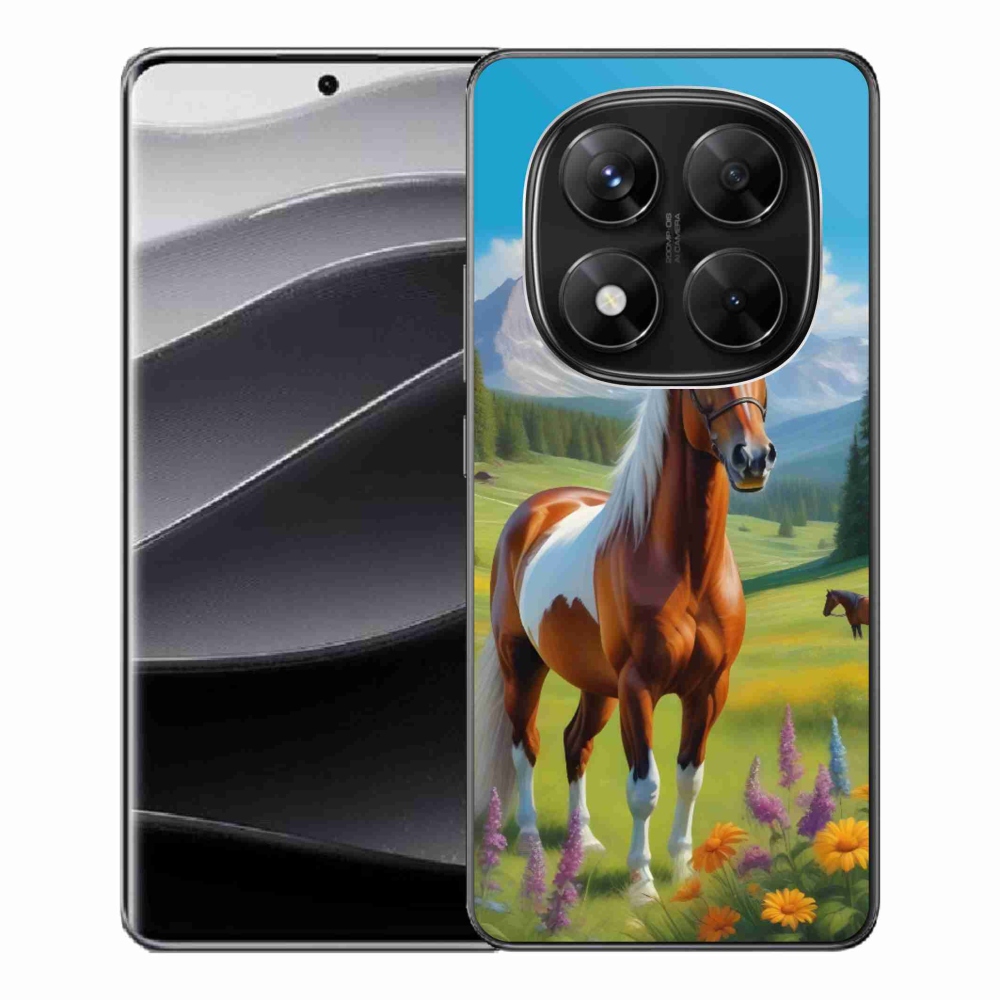 Gelový kryt mmCase na Xiaomi Redmi Note 14 Pro 5G/Poco X7 5G - kůň na louce