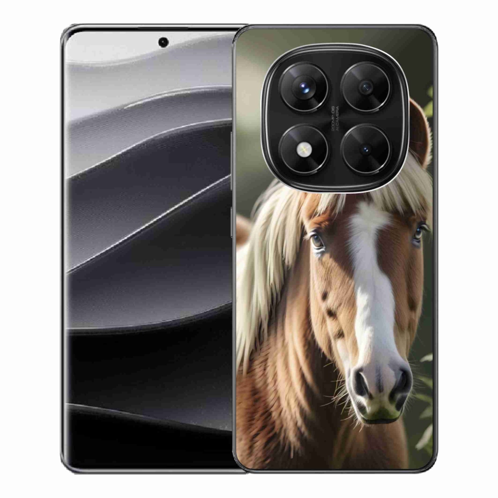 Gelový kryt mmCase na Xiaomi Redmi Note 14 Pro 5G/Poco X7 5G - kůň se světlou hřívou