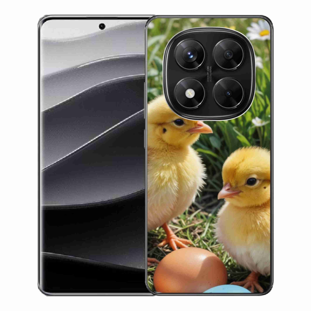 Gelový kryt mmCase na Xiaomi Redmi Note 14 Pro 5G/Poco X7 5G - kuřátka