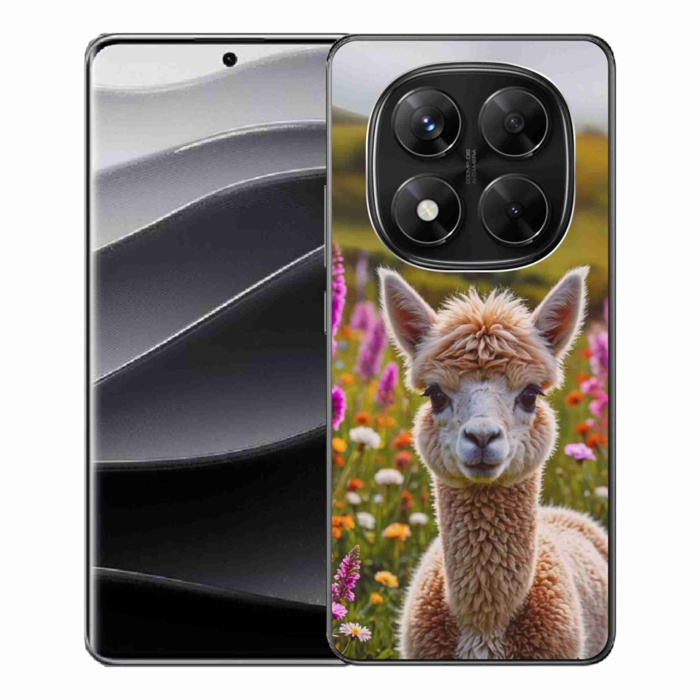 Gelový kryt mmCase na Xiaomi Redmi Note 14 Pro 5G/Poco X7 5G - lama na louce