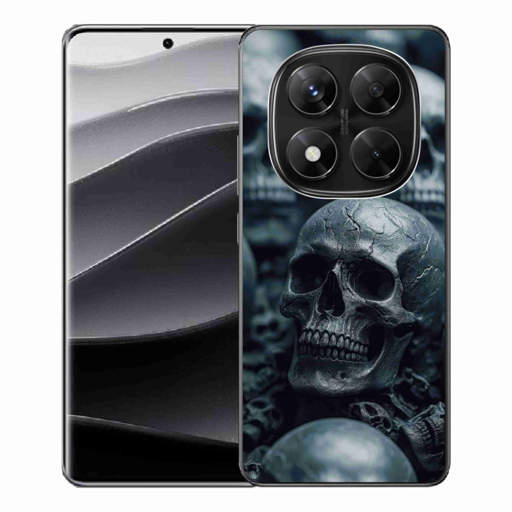 Gelový kryt mmCase na Xiaomi Redmi Note 14 Pro 5G/Poco X7 5G - lebka 2