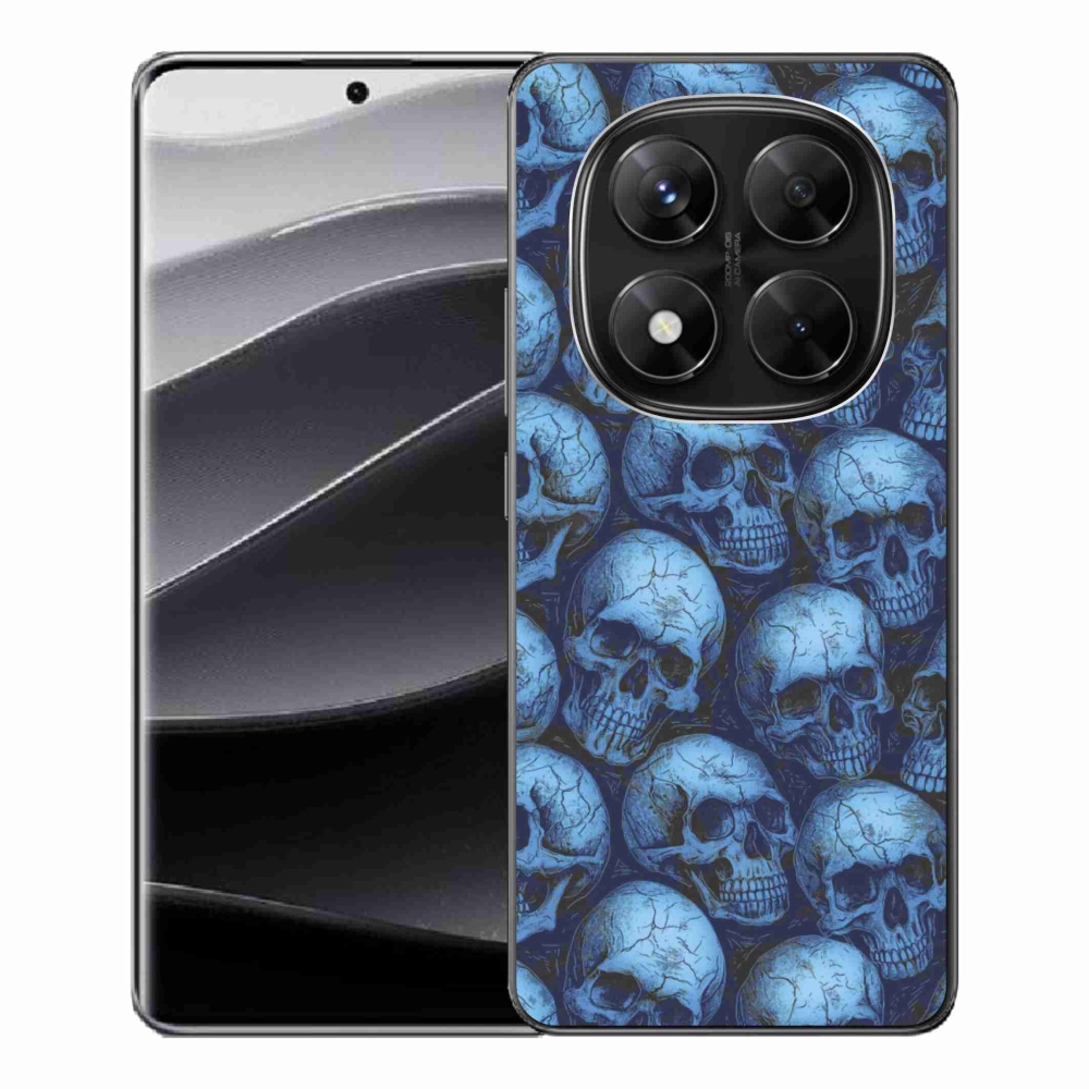 Gelový kryt mmCase na Xiaomi Redmi Note 14 Pro 5G/Poco X7 5G - lebky