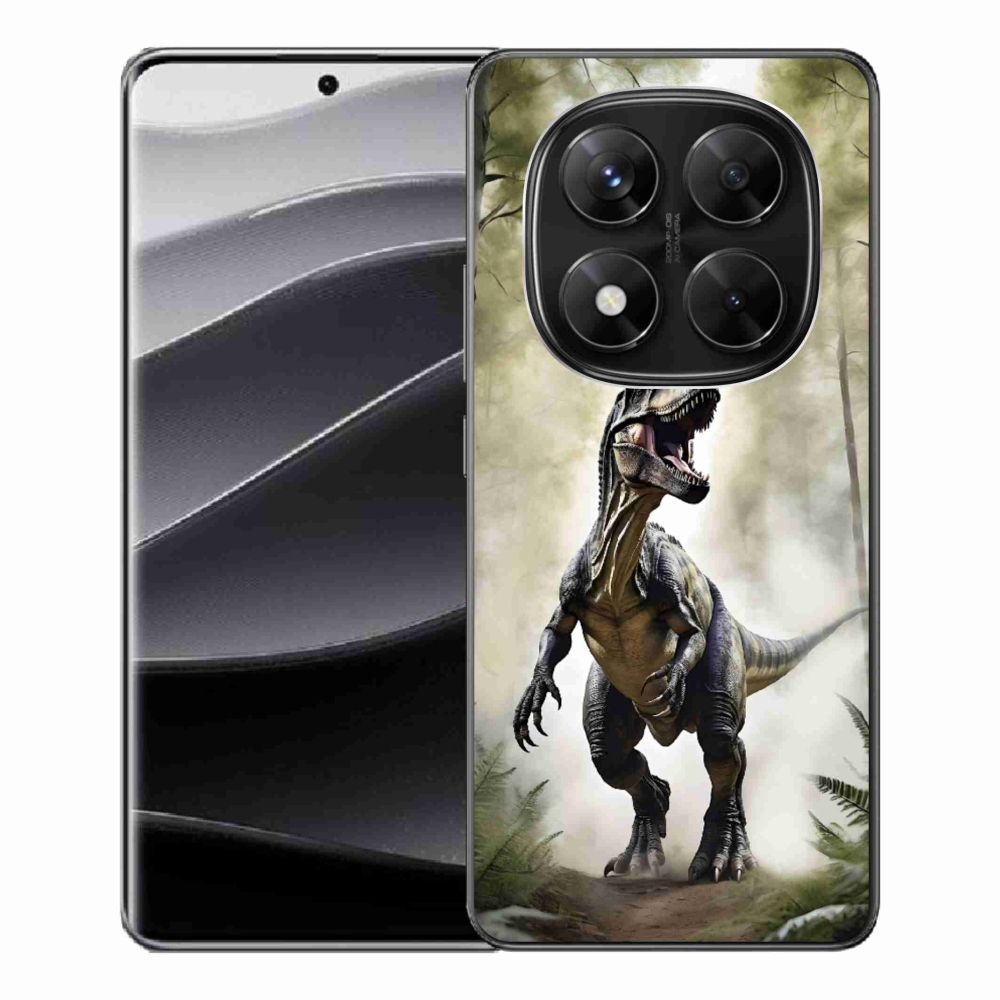Gelový kryt mmCase na Xiaomi Redmi Note 14 Pro 5G/Poco X7 5G - naštvaný T-Rex