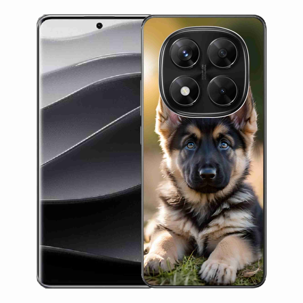 Gelový kryt mmCase na Xiaomi Redmi Note 14 Pro 5G/Poco X7 5G - německý ovčák v přírodě