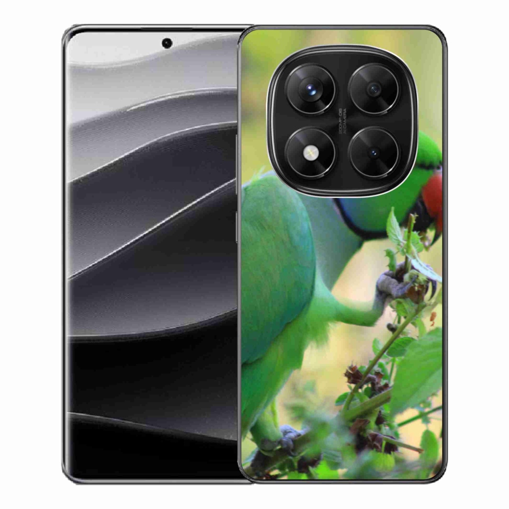 Gelový kryt mmCase na Xiaomi Redmi Note 14 Pro 5G/Poco X7 5G - papoušek alexandr