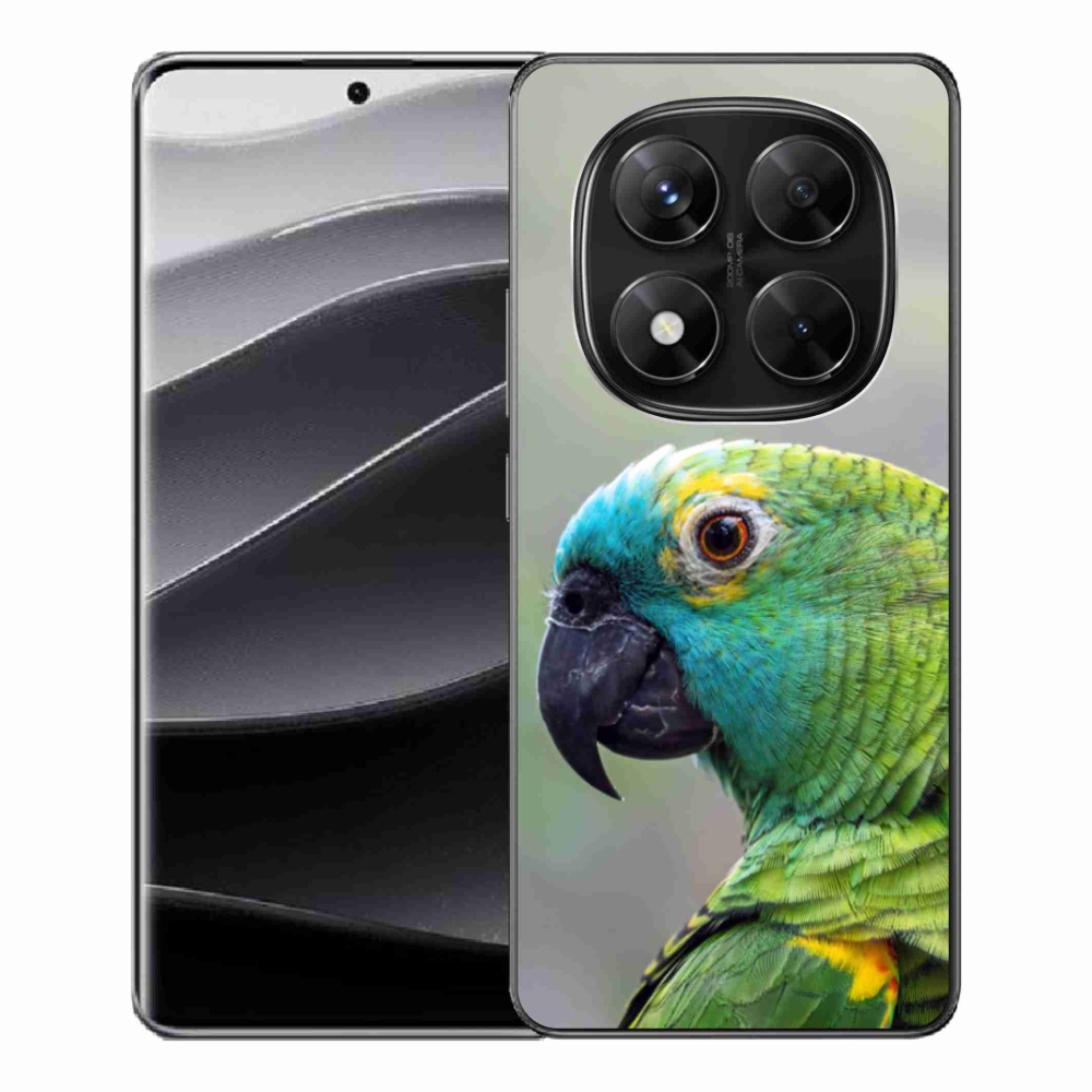 Gelový kryt mmCase na Xiaomi Redmi Note 14 Pro 5G/Poco X7 5G - papoušek amazoňan
