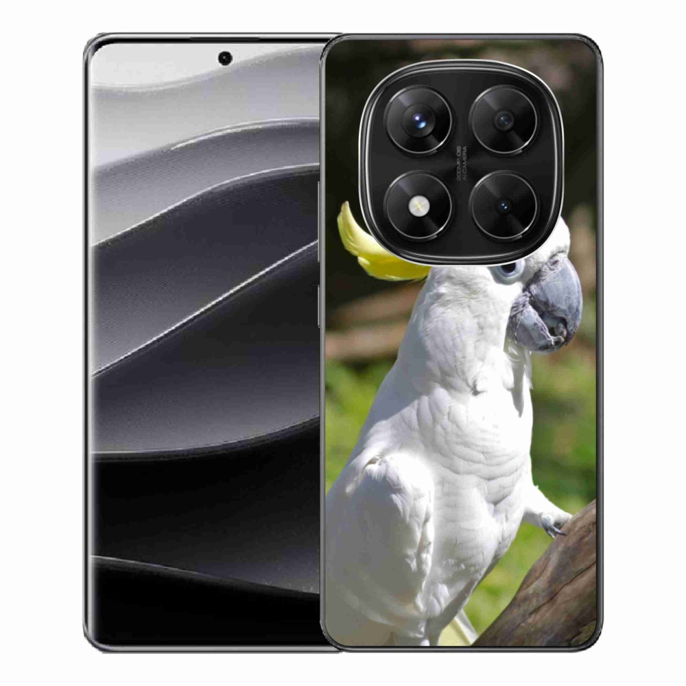 Gelový kryt mmCase na Xiaomi Redmi Note 14 Pro 5G/Poco X7 5G - papoušek kakadu 2