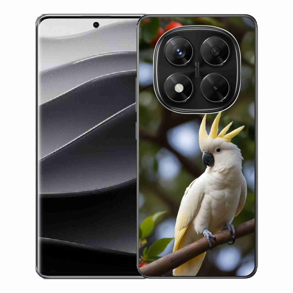 Gelový kryt mmCase na Xiaomi Redmi Note 14 Pro 5G/Poco X7 5G - papoušek kakadu 3