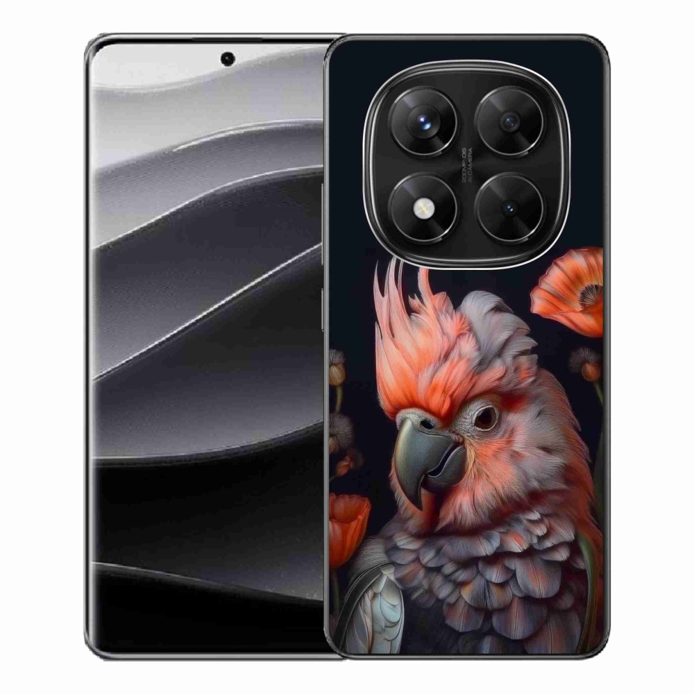 Gelový kryt mmCase na Xiaomi Redmi Note 14 Pro 5G/Poco X7 5G - papoušek kakadu v barvách