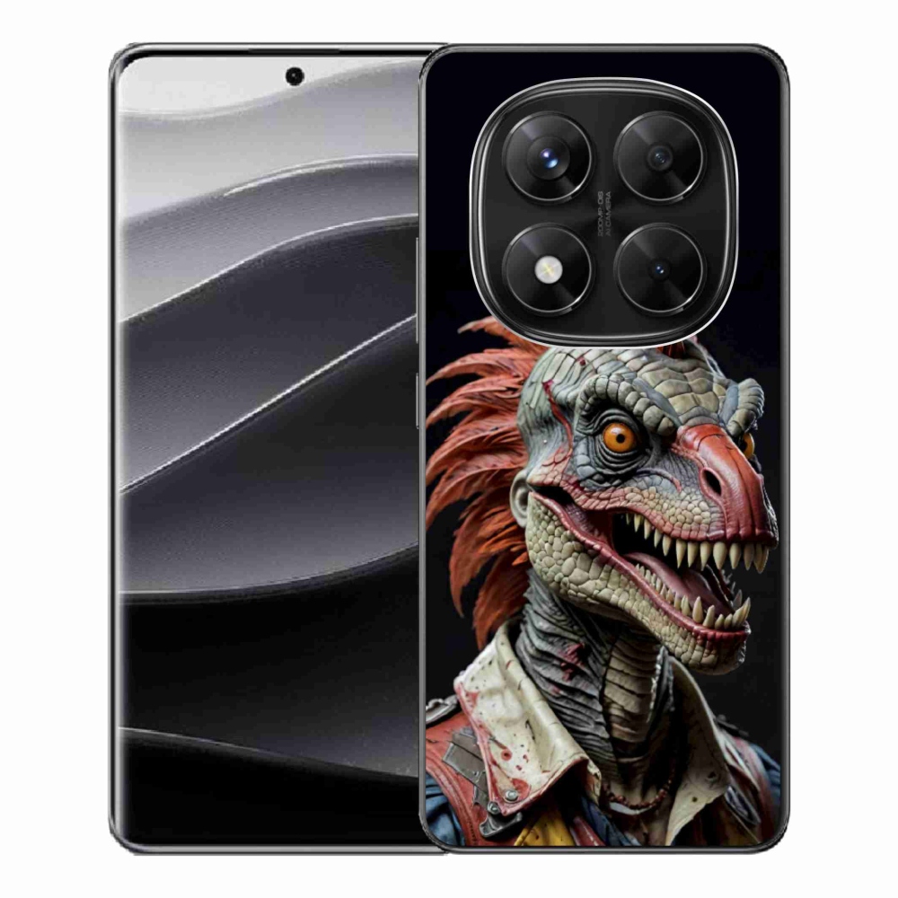 Gelový kryt mmCase na Xiaomi Redmi Note 14 Pro 5G/Poco X7 5G - punk dinosaurus