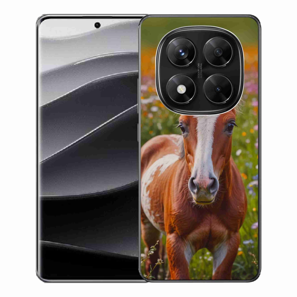 Gelový kryt mmCase na Xiaomi Redmi Note 14 Pro 5G/Poco X7 5G - roztomilé hříbě