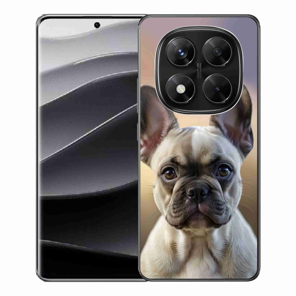 Gelový kryt mmCase na Xiaomi Redmi Note 14 Pro 5G/Poco X7 5G - roztomilý francouzský buldoček