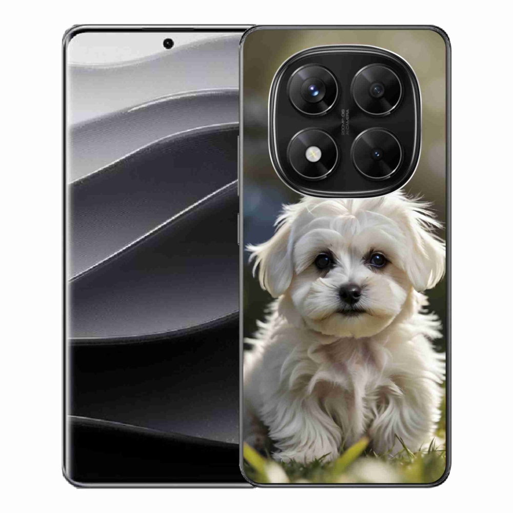 Gelový kryt mmCase na Xiaomi Redmi Note 14 Pro 5G/Poco X7 5G - roztomilý maltézský psík