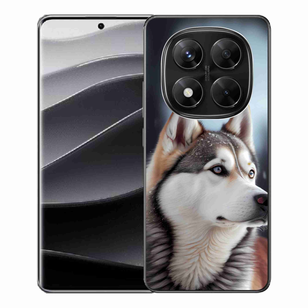 Gelový kryt mmCase na Xiaomi Redmi Note 14 Pro 5G/Poco X7 5G - sibiřský husky