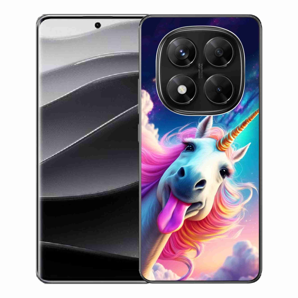 Gelový kryt mmCase na Xiaomi Redmi Note 14 Pro 5G/Poco X7 5G - šílený jednorožec