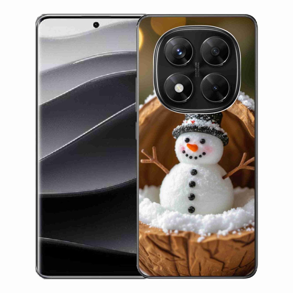 Gelový kryt mmCase na Xiaomi Redmi Note 14 Pro 5G/Poco X7 5G - sněhulák 4