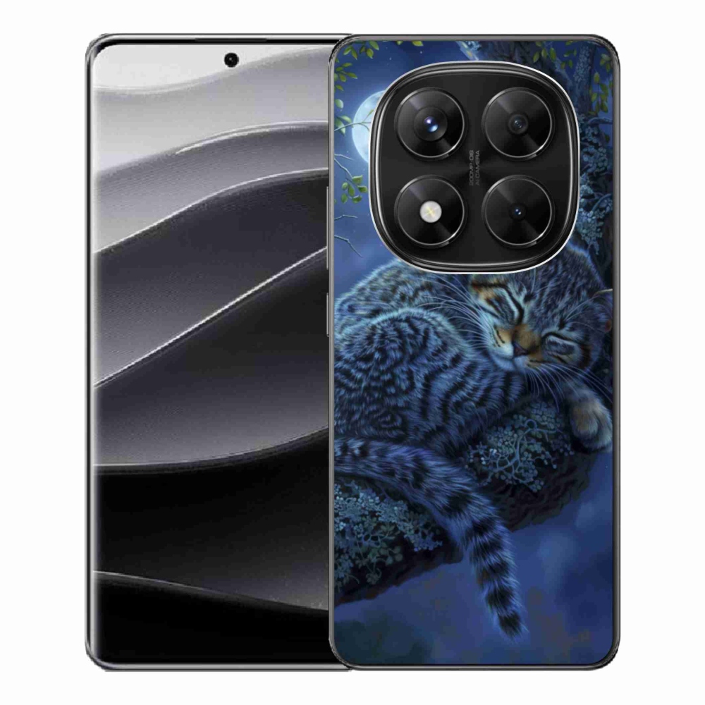 Gelový kryt mmCase na Xiaomi Redmi Note 14 Pro 5G/Poco X7 5G - spící kočka