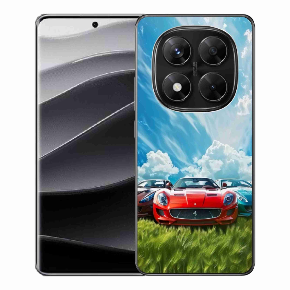 Gelový kryt mmCase na Xiaomi Redmi Note 14 Pro 5G/Poco X7 5G - sportovní vozy