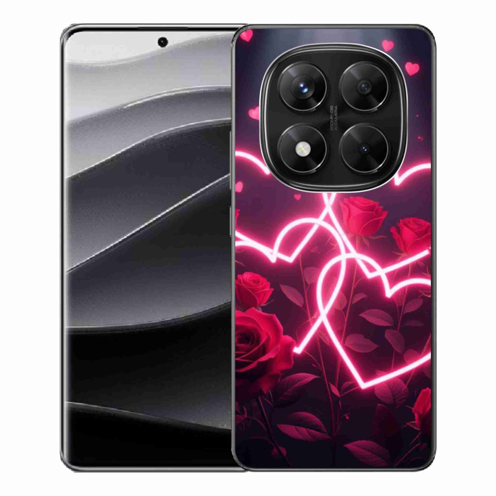 Gelový kryt mmCase na Xiaomi Redmi Note 14 Pro 5G/Poco X7 5G - srdce lásky