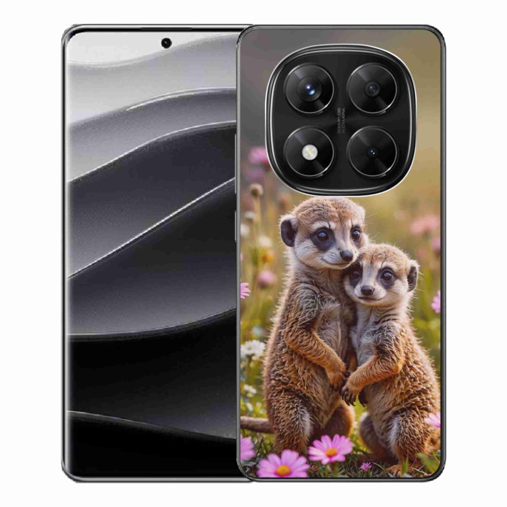 Gelový kryt mmCase na Xiaomi Redmi Note 14 Pro 5G/Poco X7 5G - surikatí duo