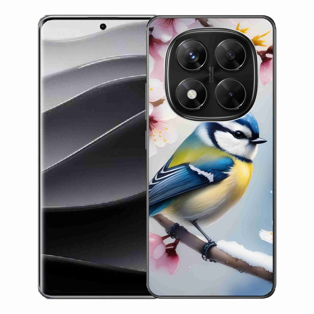 Gelový kryt mmCase na Xiaomi Redmi Note 14 Pro 5G/Poco X7 5G - sýkorka