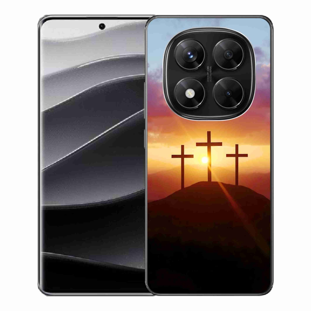 Gelový kryt mmCase na Xiaomi Redmi Note 14 Pro 5G/Poco X7 5G - tři kříže