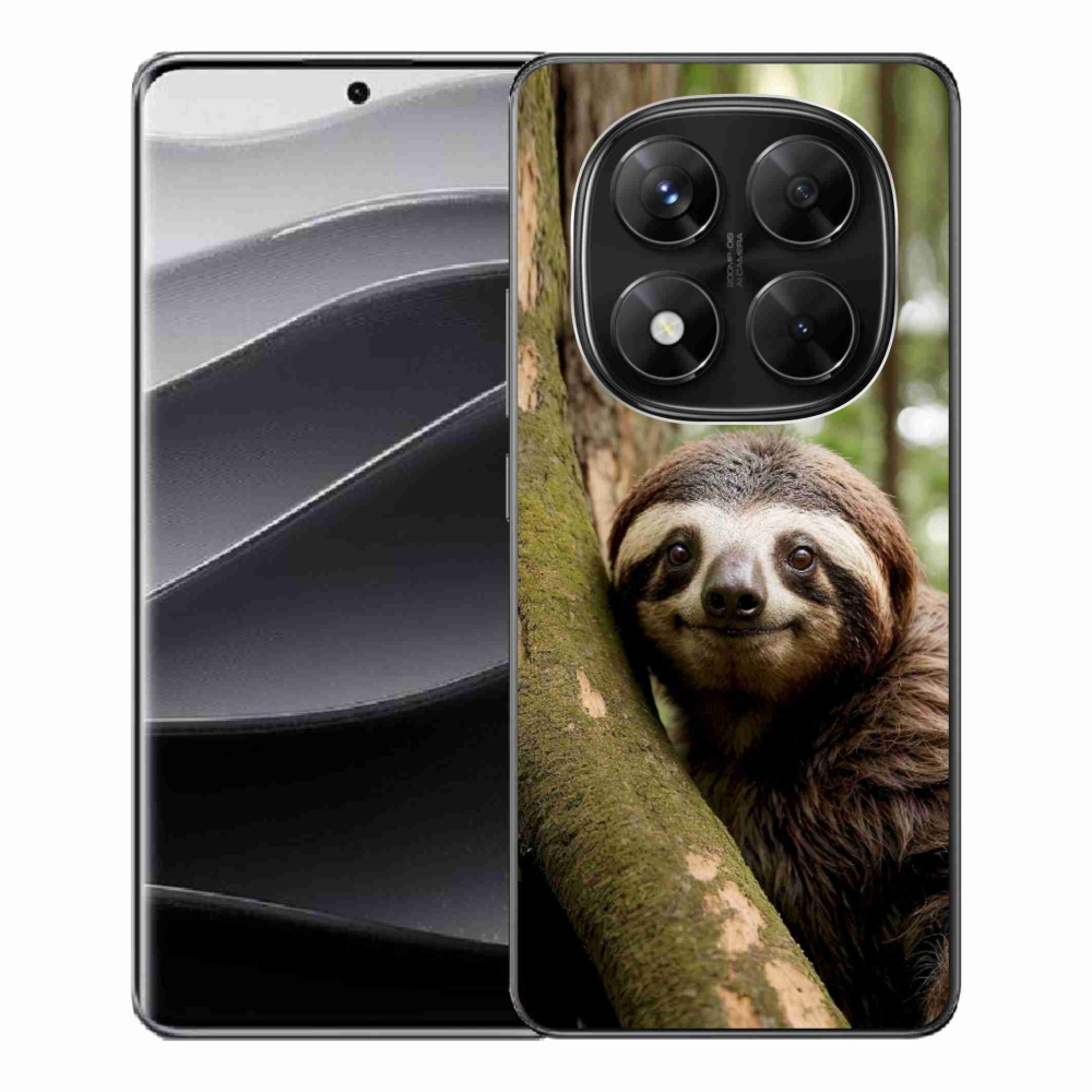 Gelový kryt mmCase na Xiaomi Redmi Note 14 Pro 5G/Poco X7 5G - usměvavý lenochod