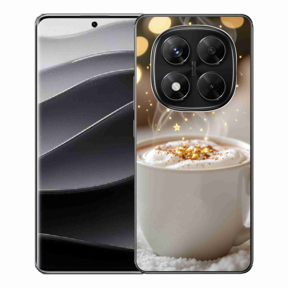 Gelový kryt mmCase na Xiaomi Redmi Note 14 Pro 5G/Poco X7 5G - vánoční horký nápoj