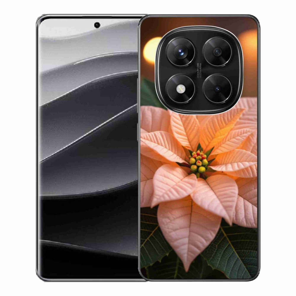 Gelový kryt mmCase na Xiaomi Redmi Note 14 Pro 5G/Poco X7 5G - vánoční hvězda