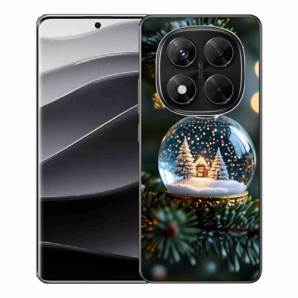 Gelový kryt mmCase na Xiaomi Redmi Note 14 Pro 5G/Poco X7 5G - vánoční koule 2
