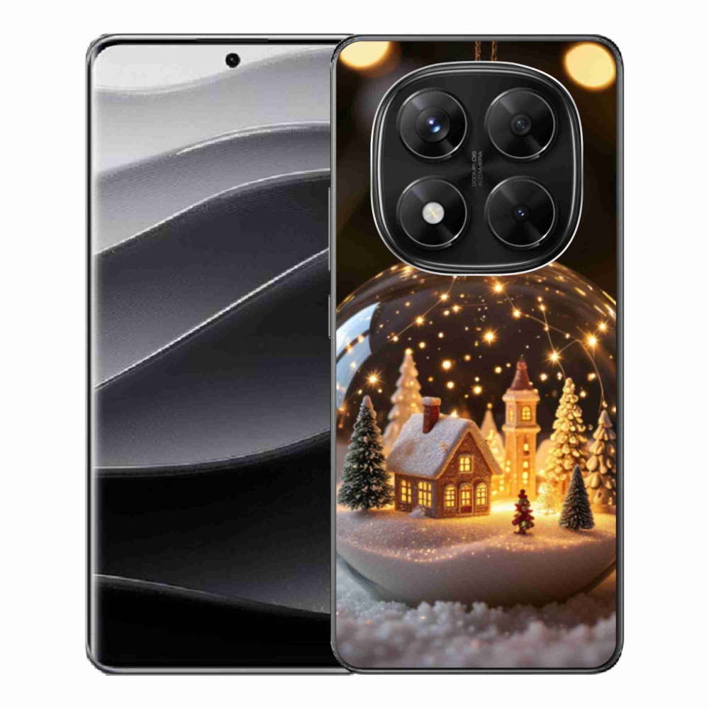 Gelový kryt mmCase na Xiaomi Redmi Note 14 Pro 5G/Poco X7 5G - vánoční koule 3