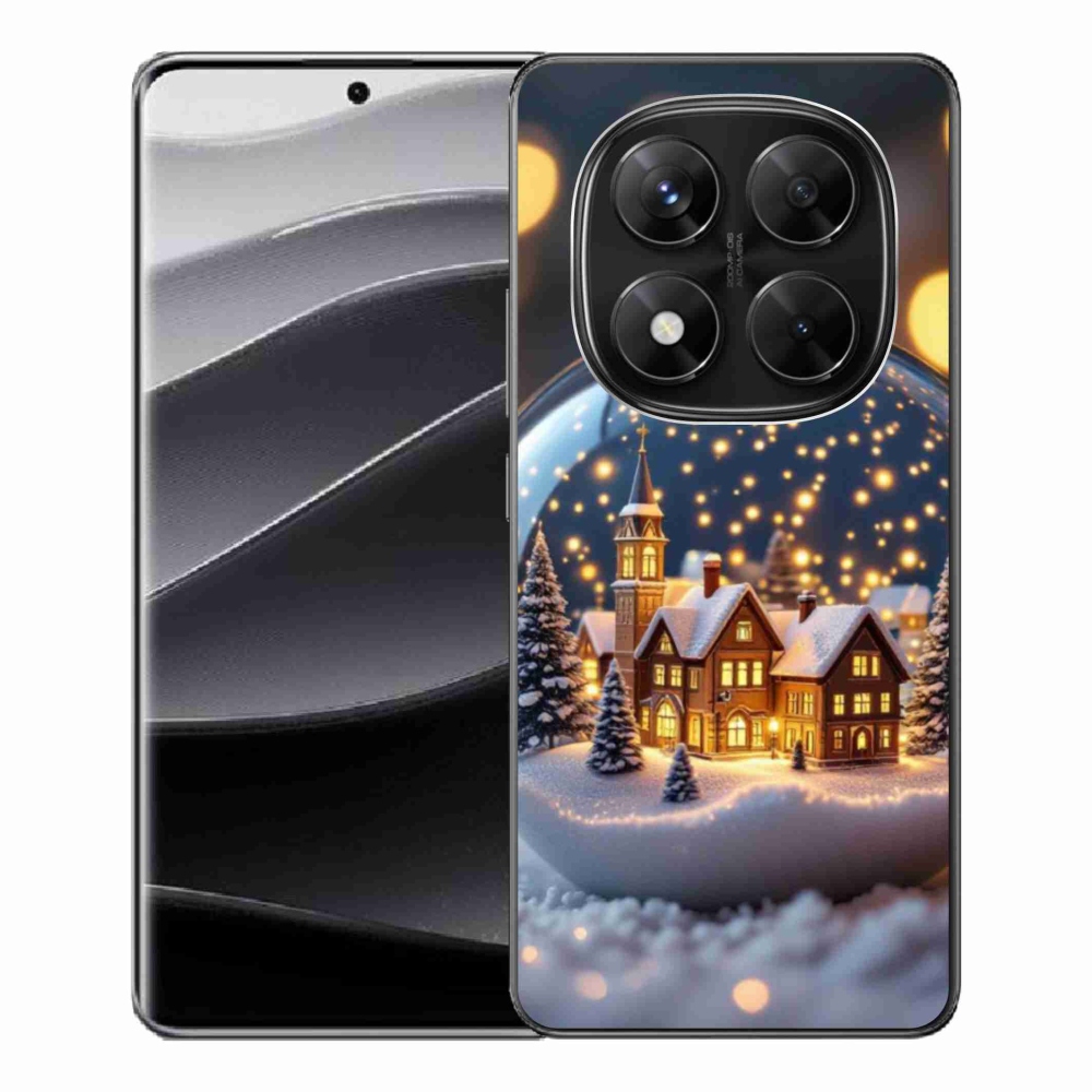 Gelový kryt mmCase na Xiaomi Redmi Note 14 Pro 5G/Poco X7 5G - vánoční koule 4
