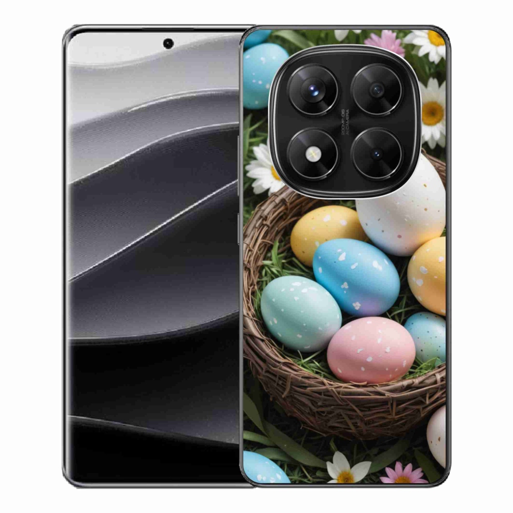 Gelový kryt mmCase na Xiaomi Redmi Note 14 Pro 5G/Poco X7 5G - velikonoční vajíčka 2