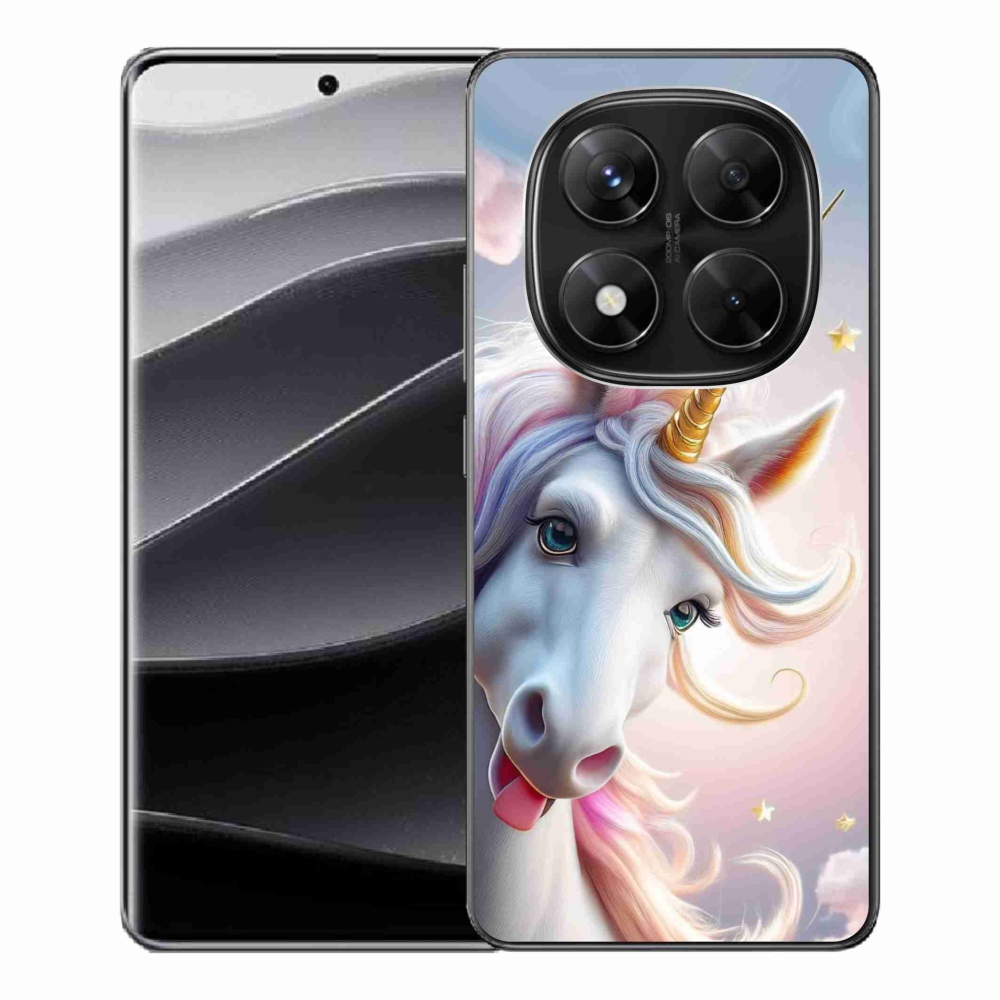 Gelový kryt mmCase na Xiaomi Redmi Note 14 Pro 5G/Poco X7 5G - veselý jednorožec