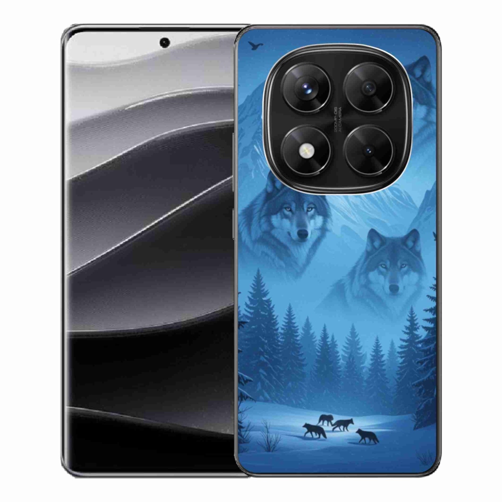 Gelový kryt mmCase na Xiaomi Redmi Note 14 Pro 5G/Poco X7 5G - vlčí smečka