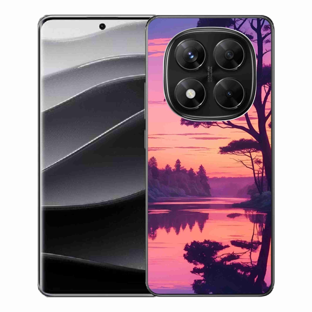 Gelový kryt mmCase na Xiaomi Redmi Note 14 Pro 5G/Poco X7 5G - západ slunce nad jezerem