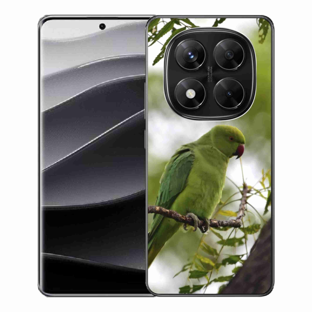Gelový kryt mmCase na Xiaomi Redmi Note 14 Pro 5G/Poco X7 5G - zelený papoušek