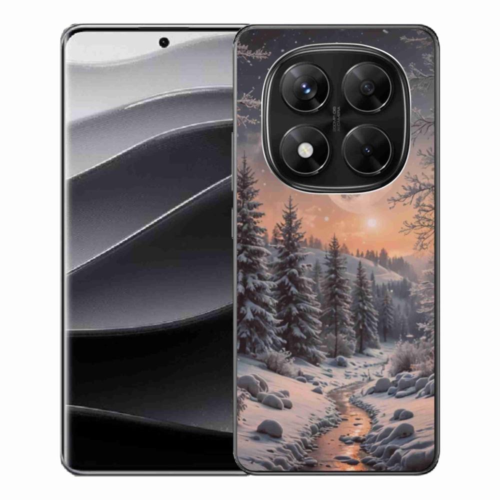 Gelový kryt mmCase na Xiaomi Redmi Note 14 Pro 5G/Poco X7 5G - zimní krajina 2
