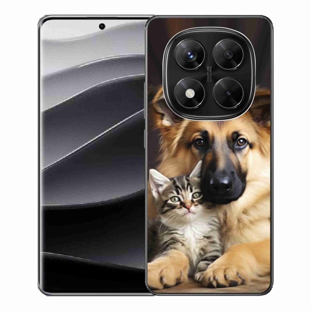 Gelový kryt mmCase na Xiaomi Redmi Note 14 Pro 5G/Poco X7 5G - zvířecí přátelství