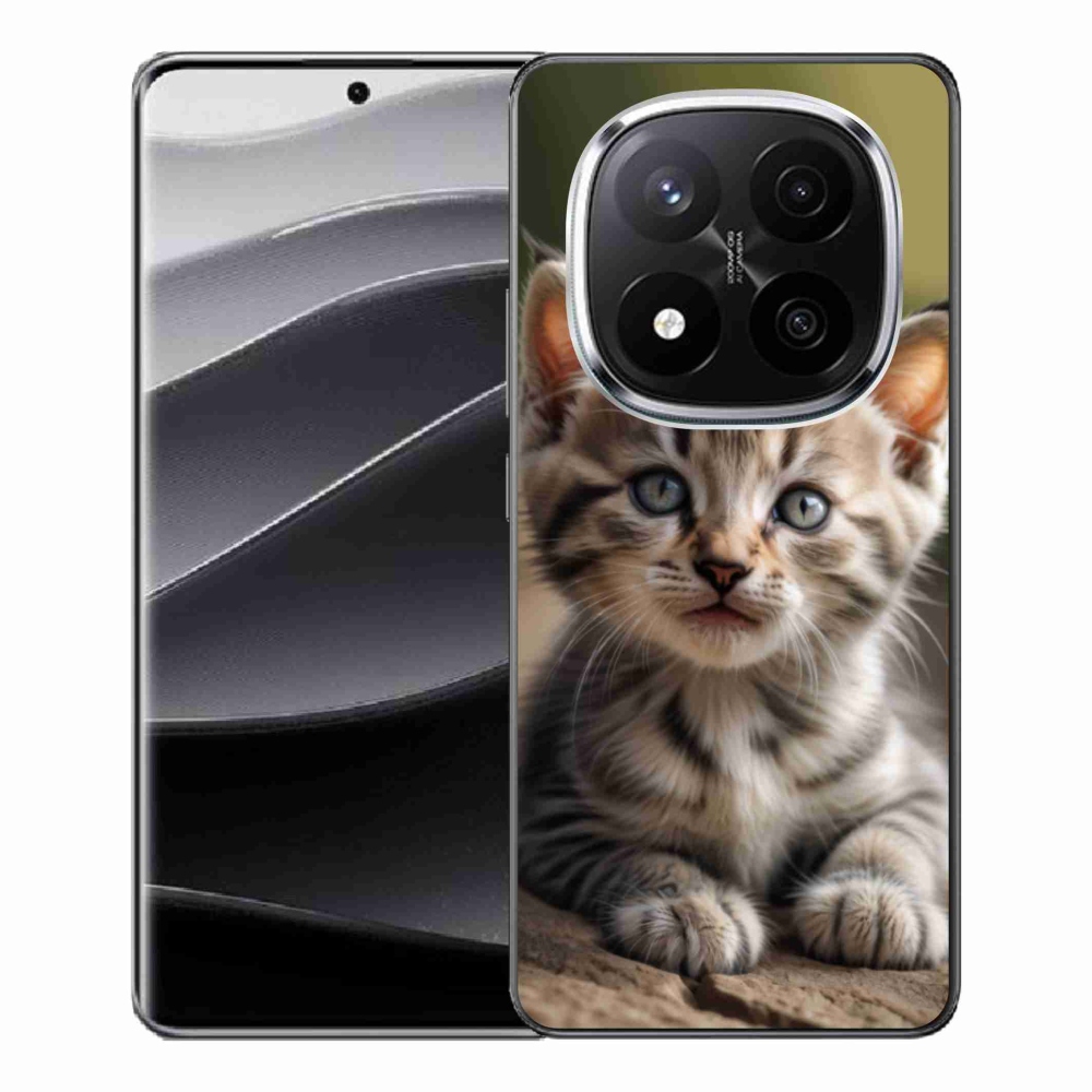 Gelový kryt mmCase na Xiaomi Redmi Note 14 Pro+ 5G - roztomilé kotě 9
