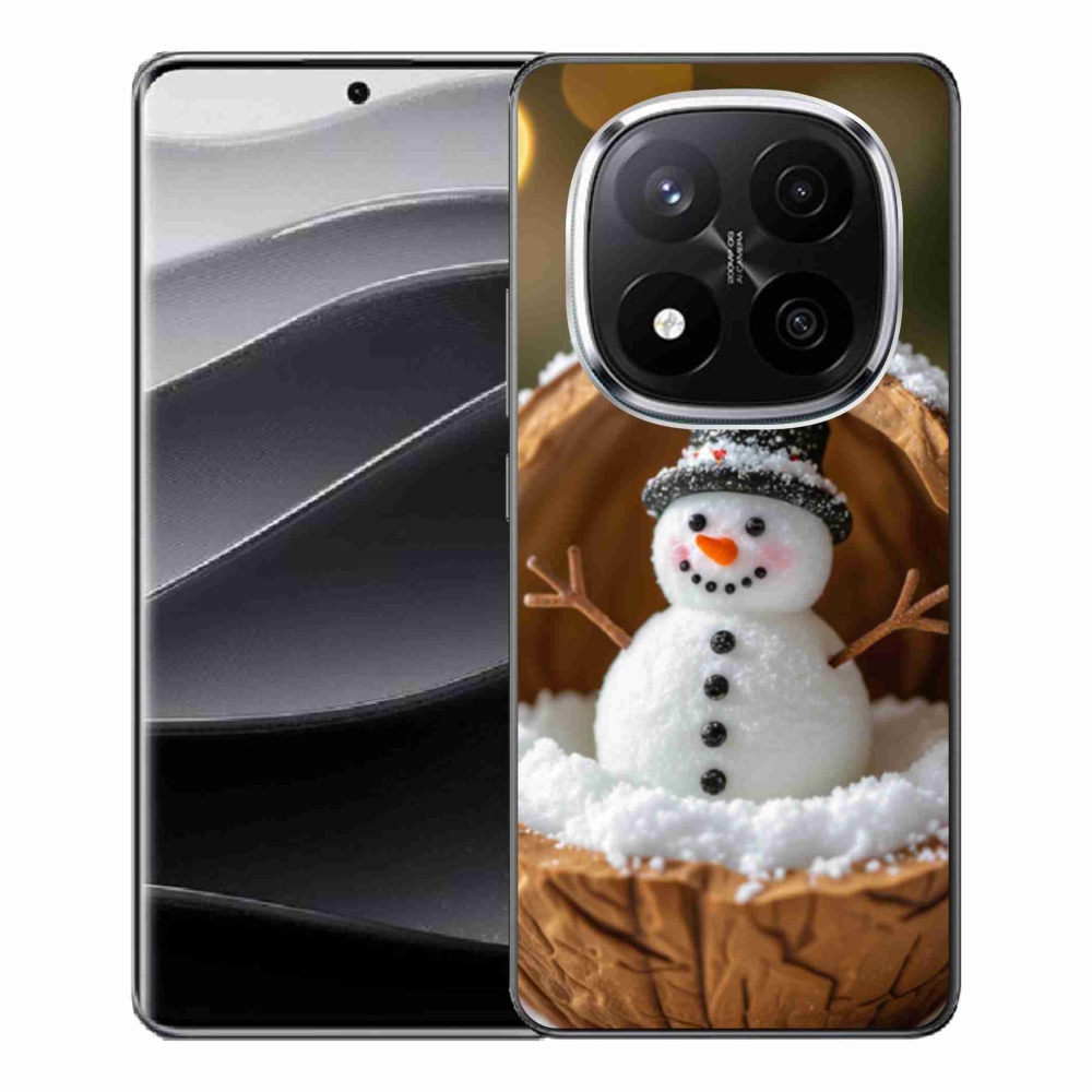 Gelový kryt mmCase na Xiaomi Redmi Note 14 Pro+ 5G - sněhulák 4