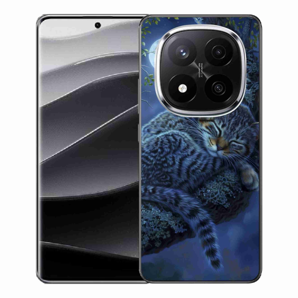 Gelový kryt mmCase na Xiaomi Redmi Note 14 Pro+ 5G - spící kočka