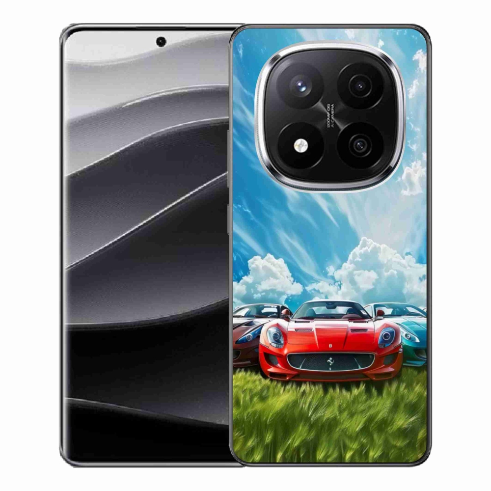 Gelový kryt mmCase na Xiaomi Redmi Note 14 Pro+ 5G - sportovní vozy